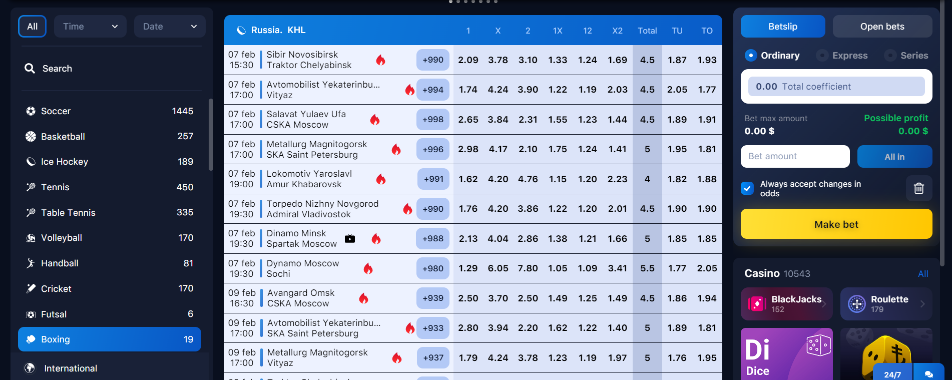 boxing betting 1win