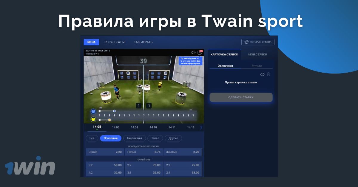 Правила игры в Twain sport 1win